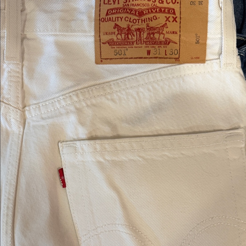 Levi's Men's Straight Jeans in Bright White